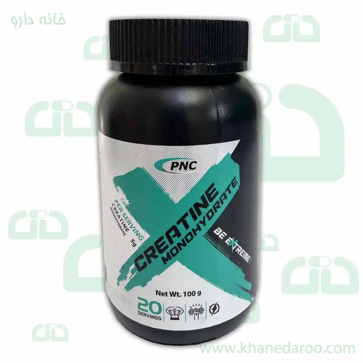 karen-pnc-creatine-monohydrate-100gr پودر کراتین مونوهیدرات پی ان سی کارن 100 گرمی